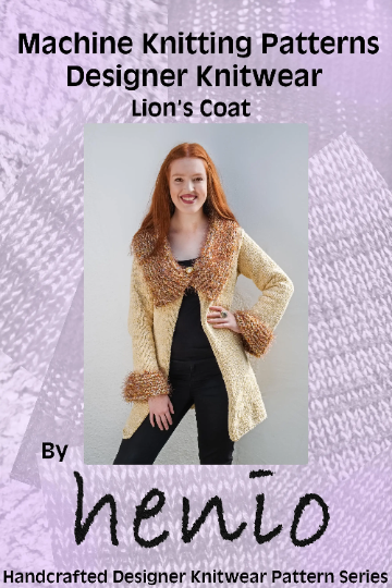 Lion's Coat Machine Knitting Pattern