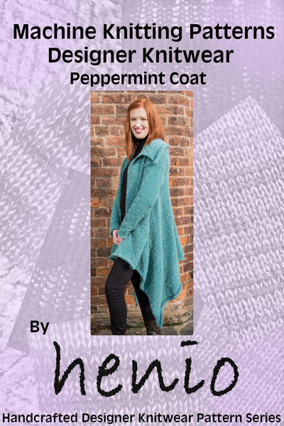 Peppermint Coat Machine Knitting Pattern