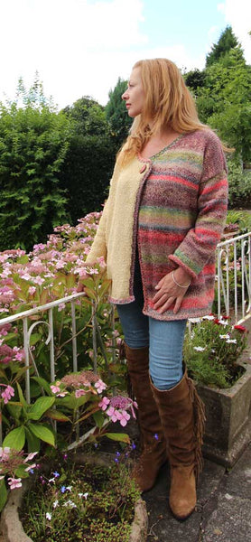 Sugar & Spice Jacket Machine Knitting Pattern