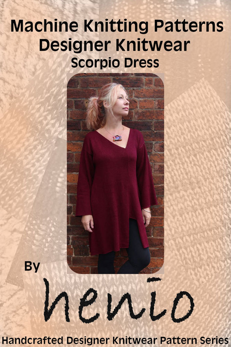 Scorpio Dress Machine Knitting Pattern – Knitting Utopia