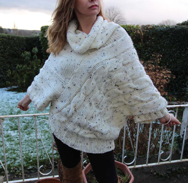 Snow Sweater Hand Knitting Pattern