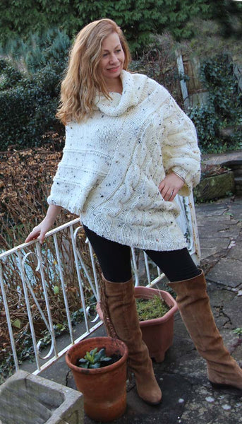 Snow Sweater Hand Knitting Pattern
