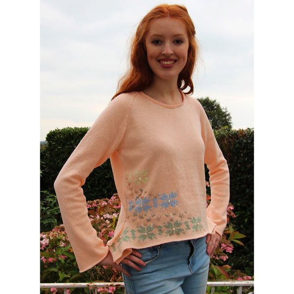 Snowflake Sweater Machine Knitting Pattern