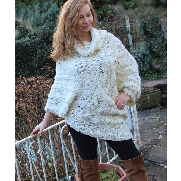 Snow Sweater Hand Knitting Pattern