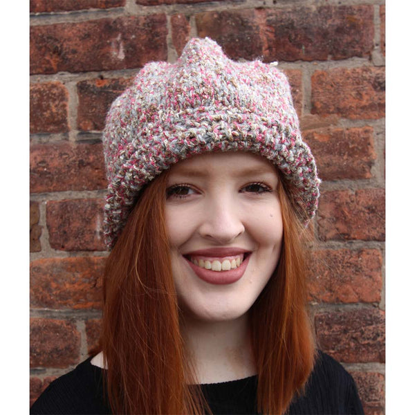 Beanie-Cloche Hat Hand Knitting Pattern