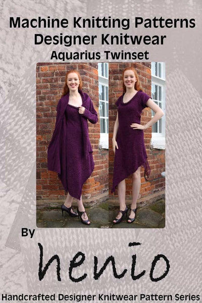 Aquarius Twinset Machine Knitting Pattern