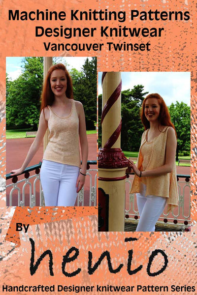 Vancouver Twinset Machine Knitting Pattern