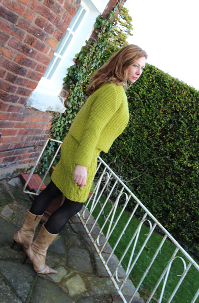 Zig Zag Suit Hand Knitting Pattern