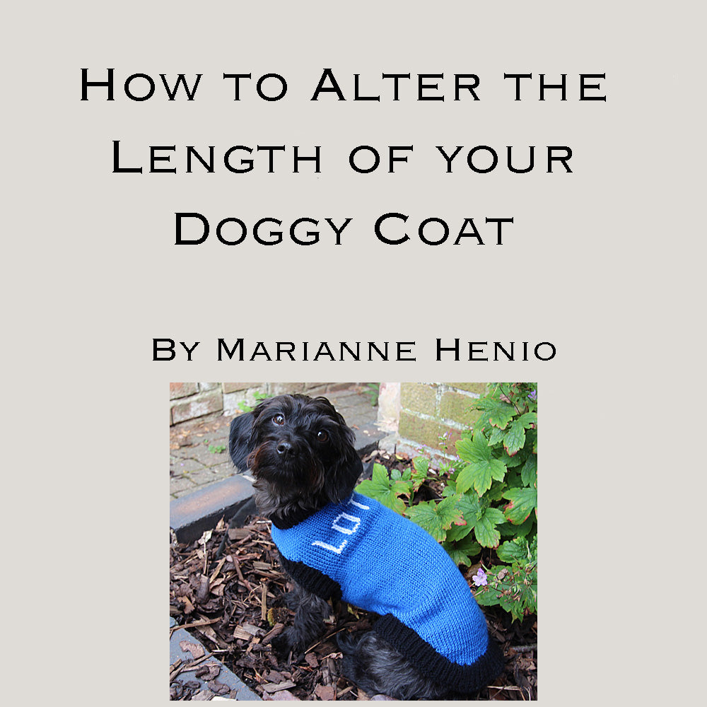 How to Alter the Length of your Doggy Coat