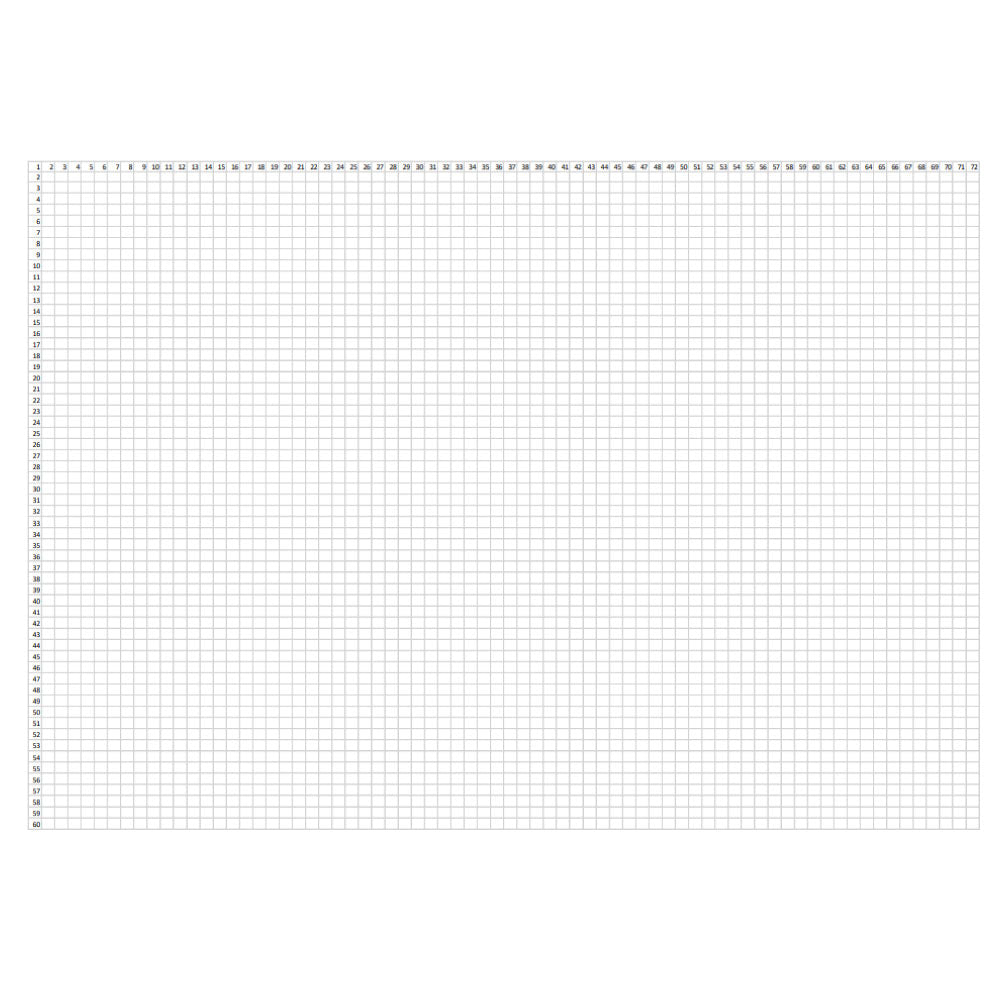 Knitting Chart Work Sheet Template – Knitting Utopia