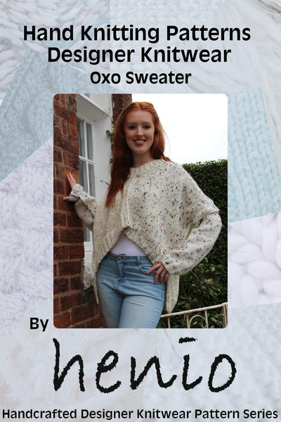 Oxo Sweater Hand Knitting Pattern