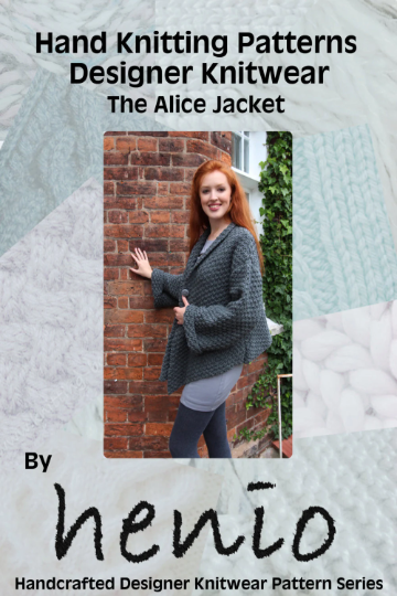 Alice Jacket Hand Knitting Pattern