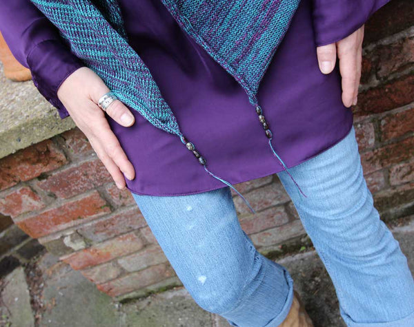 Beaded Waistcoat Machine Knitting Pattern