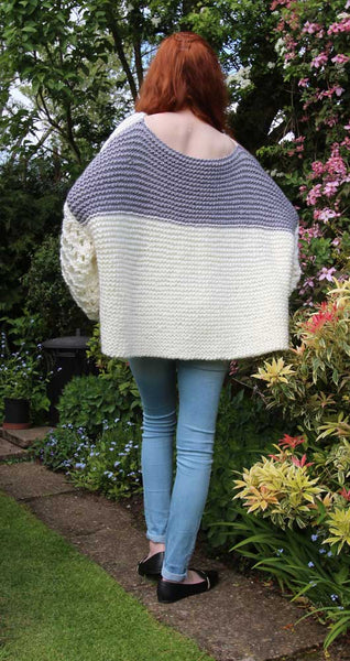 Sloppy Lace Sweater Hand Knitting Pattern