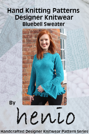 Bluebell Sweater Hand Knitting Pattern