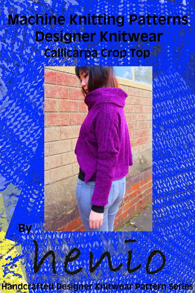 Callicarpa Crop Top Machine Knitting Pattern