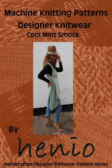 Cool Mint Smock Top Machine Knitting Pattern