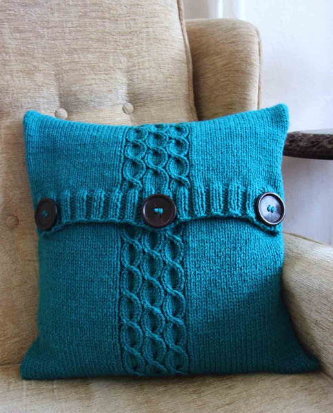 Set of 4 Chunky Cushion Covers Hand Knitting Pattern