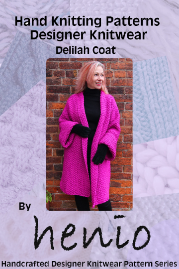 Delilah Coat Hand Knitting Pattern