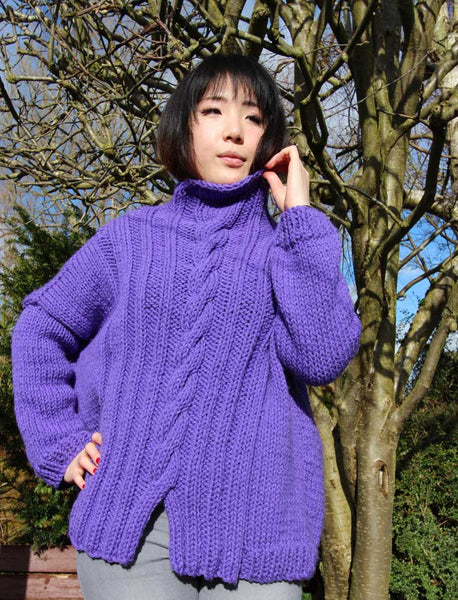 Forget-Me-Not Jumper Hand Knitting Pattern