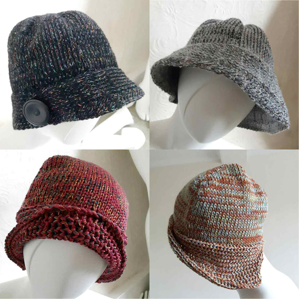 Downton Hat & Cloche Hat Beanie Machine Knitting Patterns – Knitting Utopia