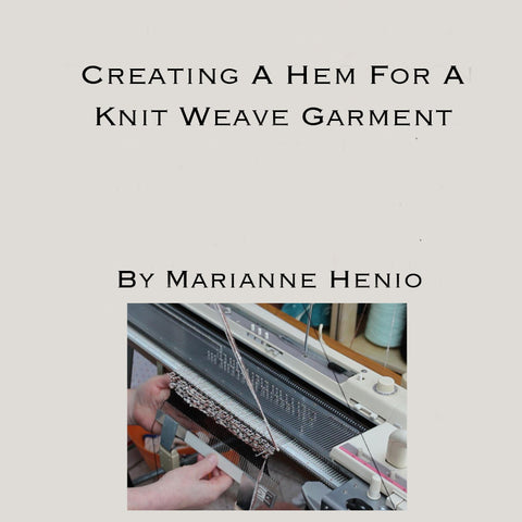 How to Create a Hem for a Knit Weave Garment