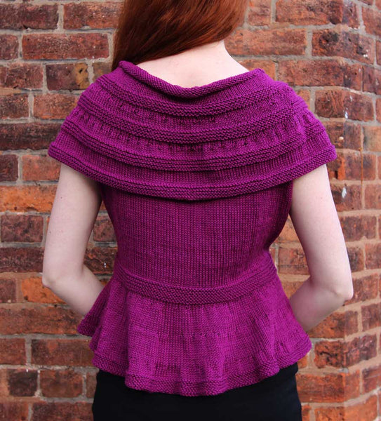 Madame Butterfly Top Hand Knitting Pattern