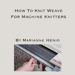 How to Knit Weave