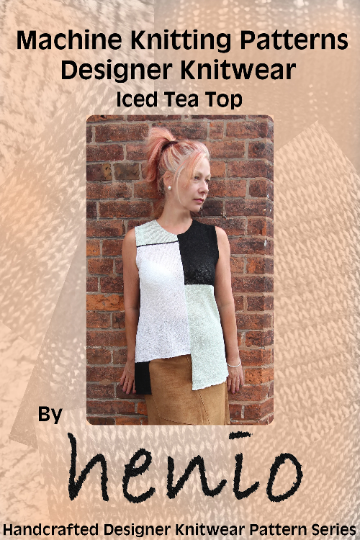Iced Tea Top Machine Knitting Pattern
