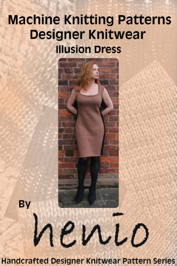 Illusion Dress Machine Knitting Pattern