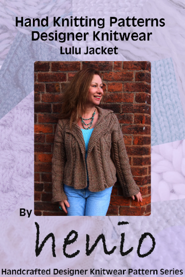 Lulu Jacket Hand Knitting Pattern