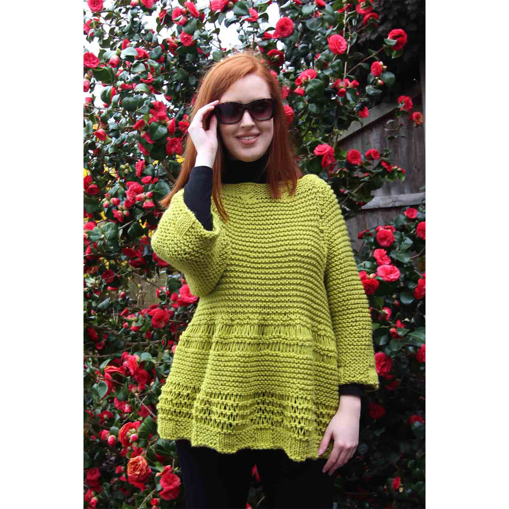 Marylu Sweater Hand Knitting Pattern