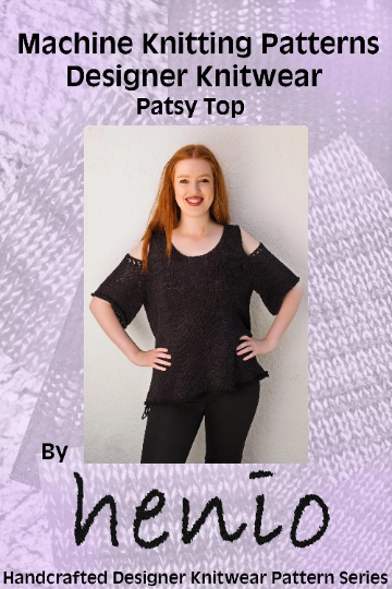 Patsy Top Machine Knitting Pattern