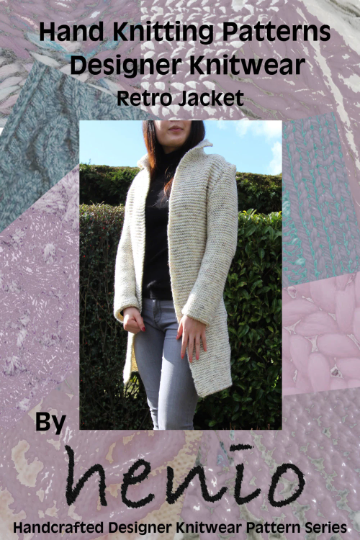 Retro Jacket Hand Knitting Pattern