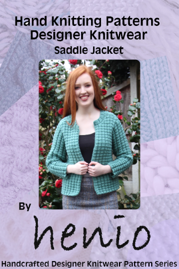 Saddle Jacket Hand Knitting Pattern