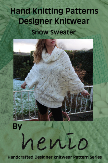Snow Sweater Hand Knitting Pattern