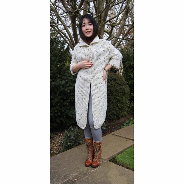 Cocoon Coat Hand Knitting Pattern
