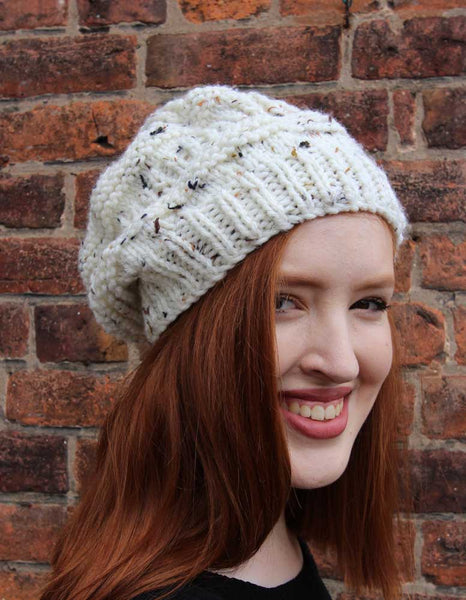 Traditional Beanie Hand Knitting Pattern