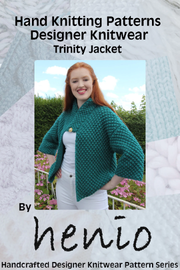 Trinity Jacket Hand Knitting Pattern