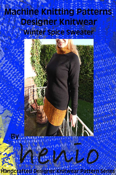 Winter Spice Sweater Machine Knitting Pattern